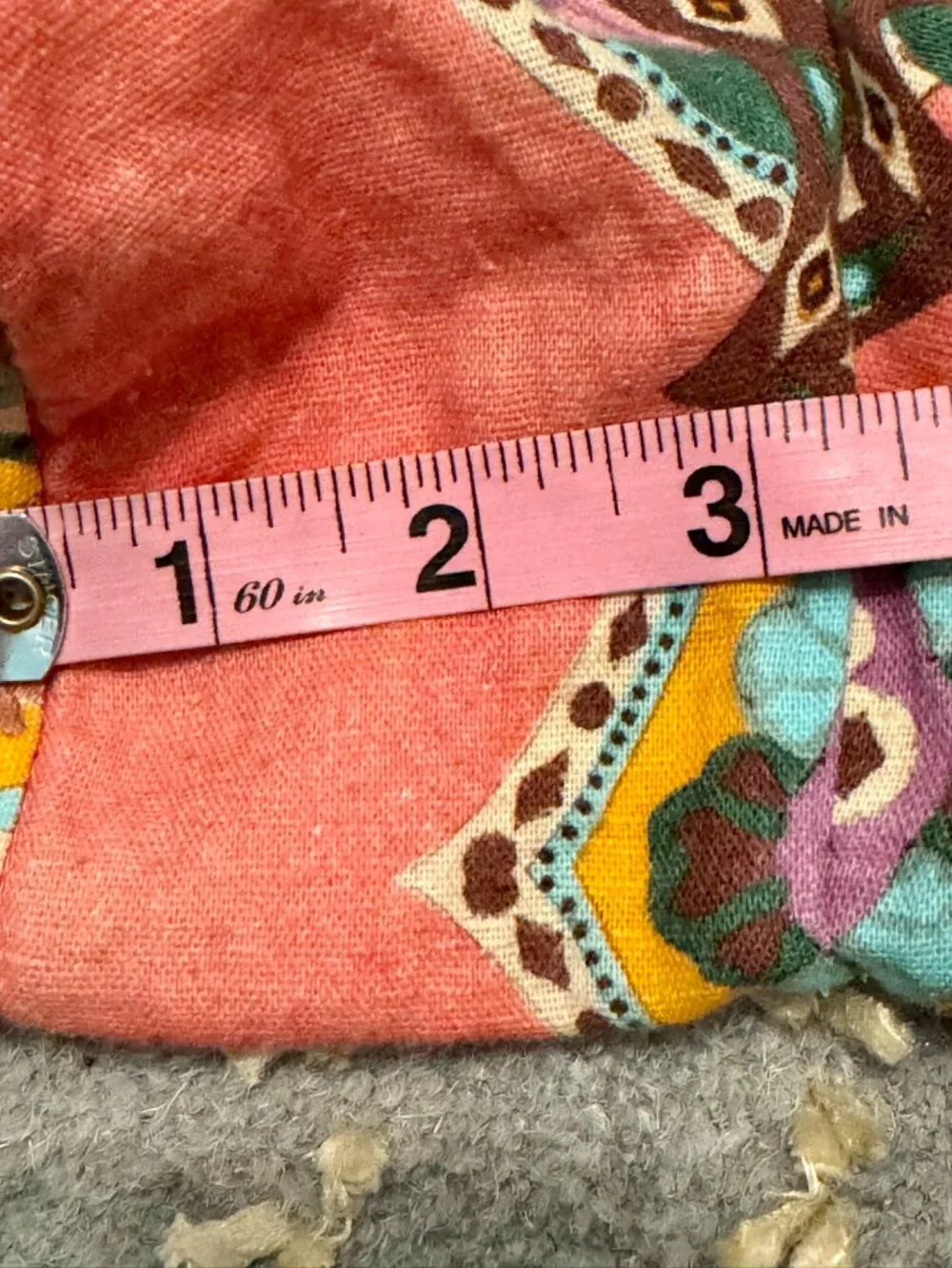 ZARA Belted Linen Blend Print Shorts – Medium | Pink Moroccan Boho | EUC - Picture 11 of 14